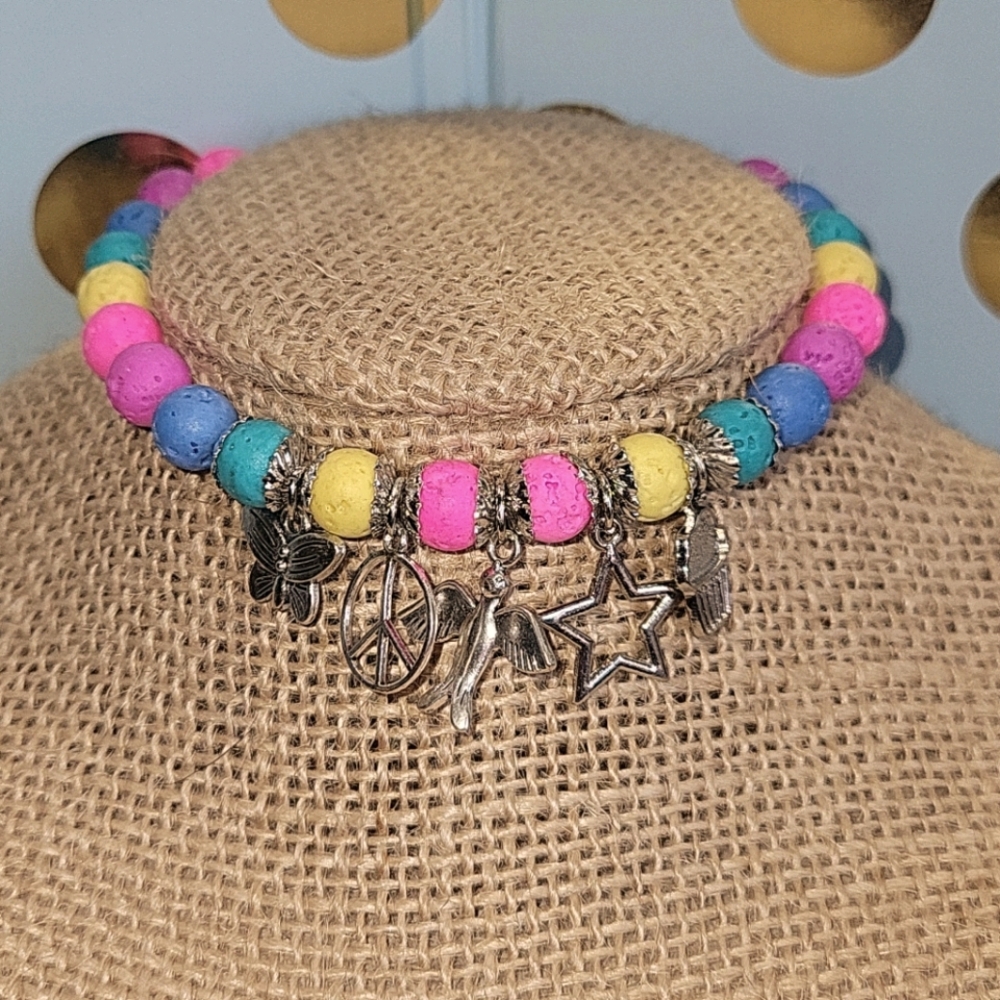 🎯Peace, Love & The 70's Aromatherapy Bracelet
